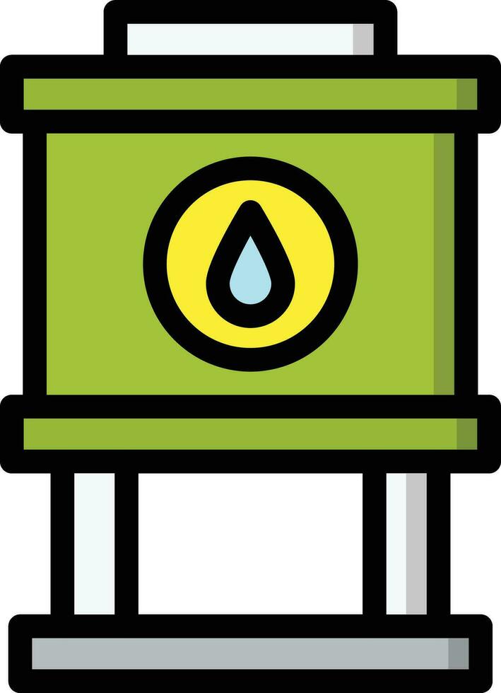 water tank vector icoon ontwerp illustratie