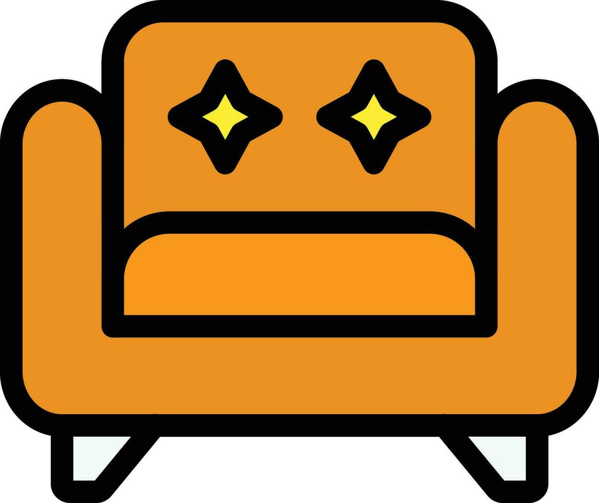 fauteuil vector icoon ontwerp illustratie