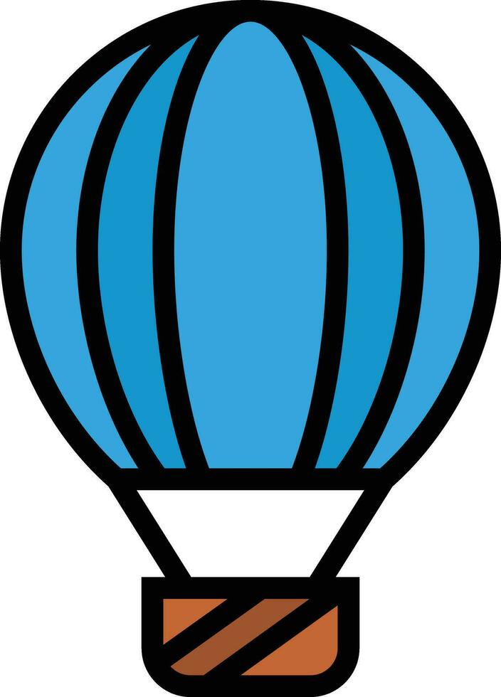 heet lucht ballon vector icoon ontwerp illustratie