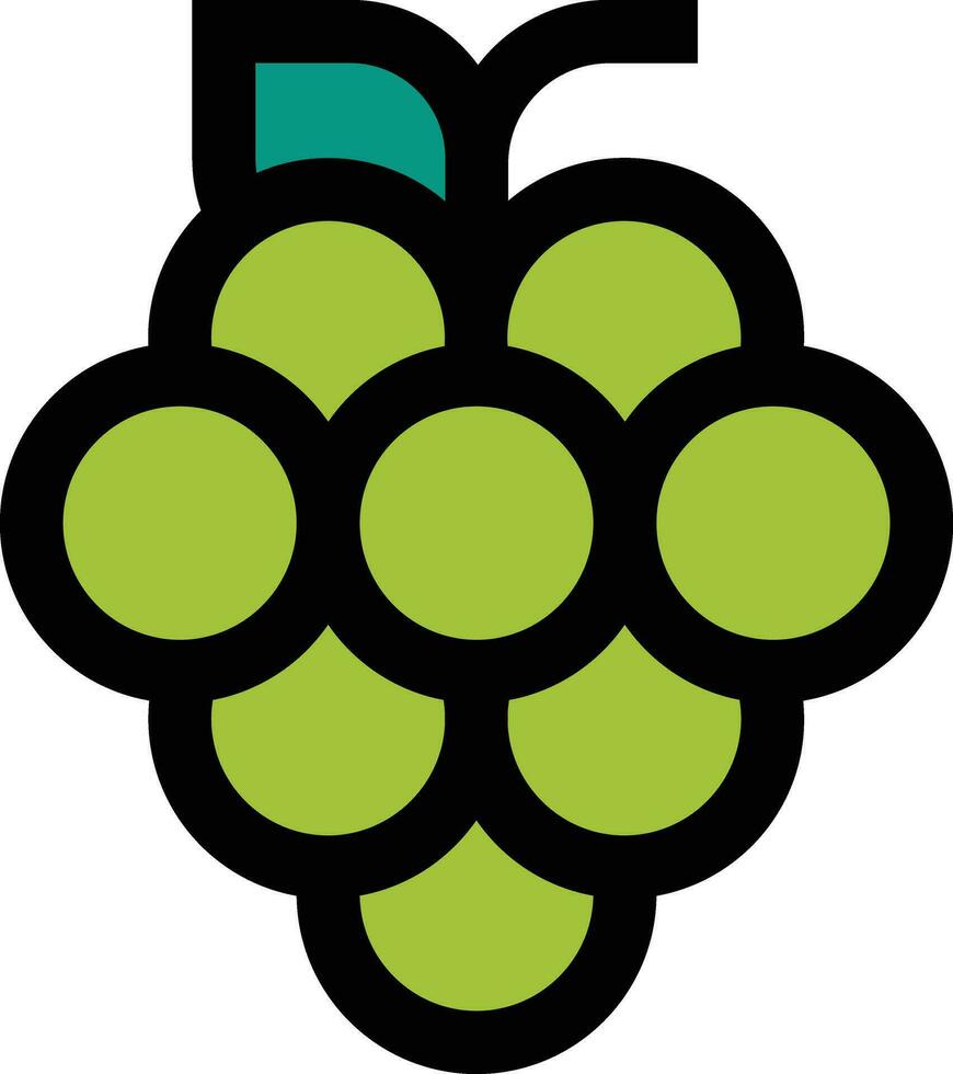 druiven vector pictogram ontwerp illustratie