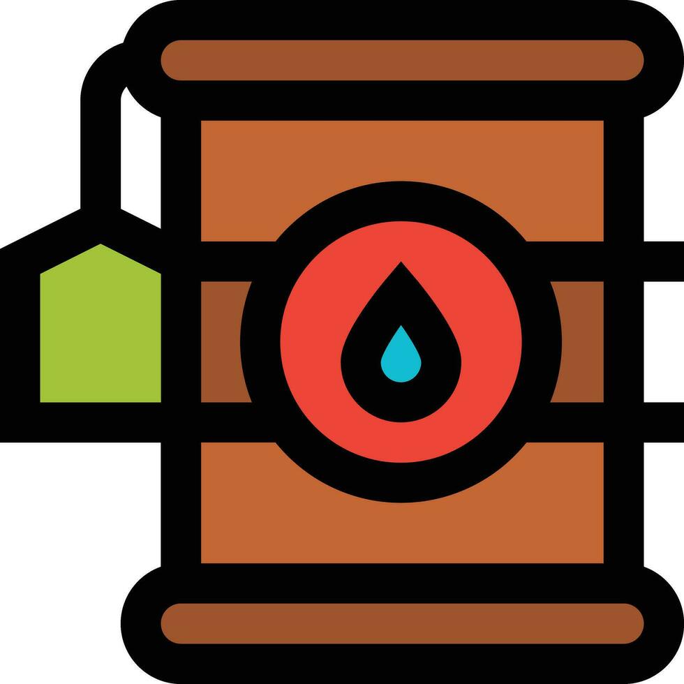 brandstof prijs korting vector icoon ontwerp illustratie