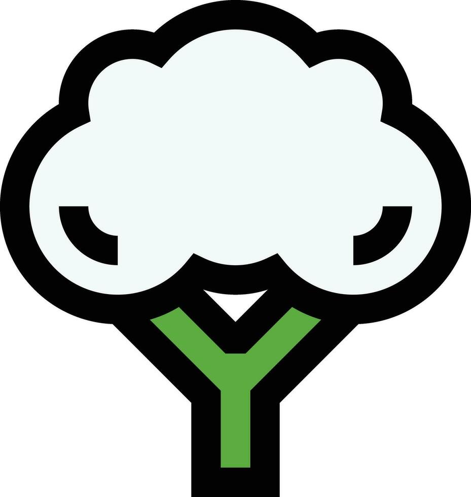 broccoli vector pictogram ontwerp illustratie