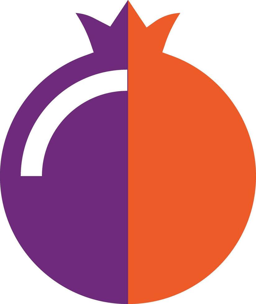 granaatappel vector pictogram ontwerp illustratie