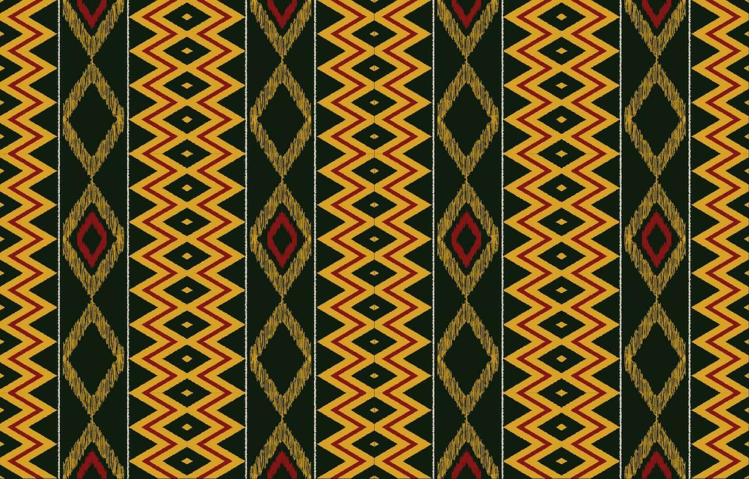 etnisch abstract ikat kunst. aztec ornament afdrukken. meetkundig etnisch patroon naadloos kleur oosters. ontwerp voor achtergrond ,gordijn, tapijt, behang, kleding, inpakken, batik, vector illustratie.