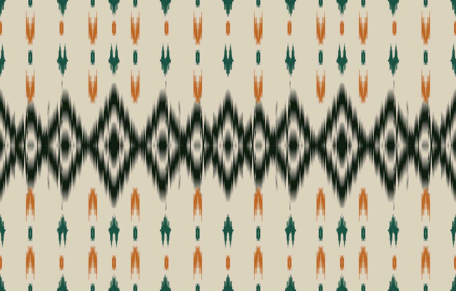 etnisch abstract ikat kunst. aztec ornament afdrukken. meetkundig etnisch patroon naadloos kleur oosters. ontwerp voor achtergrond ,gordijn, tapijt, behang, kleding, inpakken, batik, vector illustratie.