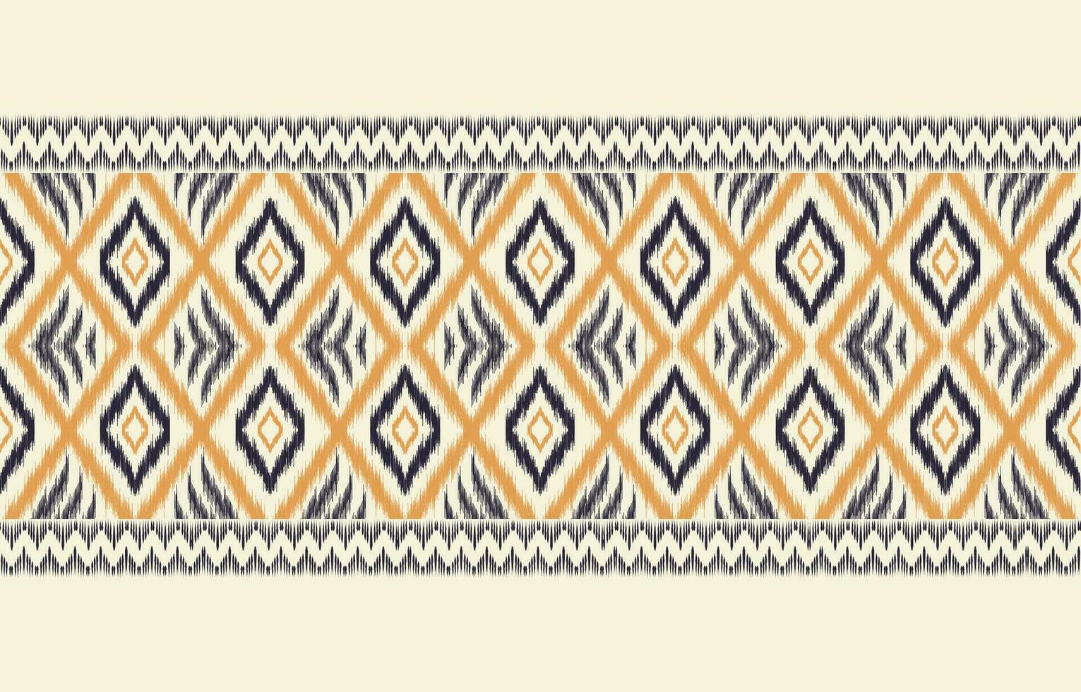 etnisch abstract ikat kunst. aztec ornament afdrukken. meetkundig etnisch patroon naadloos kleur oosters. ontwerp voor achtergrond ,gordijn, tapijt, behang, kleding, inpakken, batik, vector illustratie.