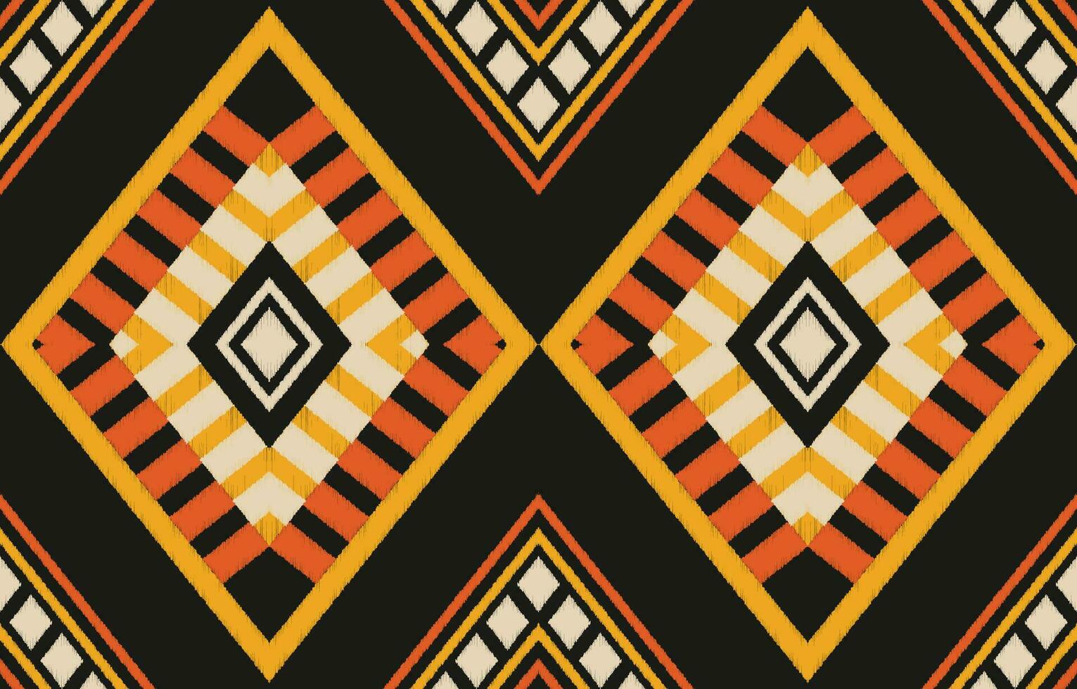 etnisch abstract ikat kunst. aztec ornament afdrukken. meetkundig etnisch patroon naadloos kleur oosters. ontwerp voor achtergrond ,gordijn, tapijt, behang, kleding, inpakken, batik, vector illustratie.