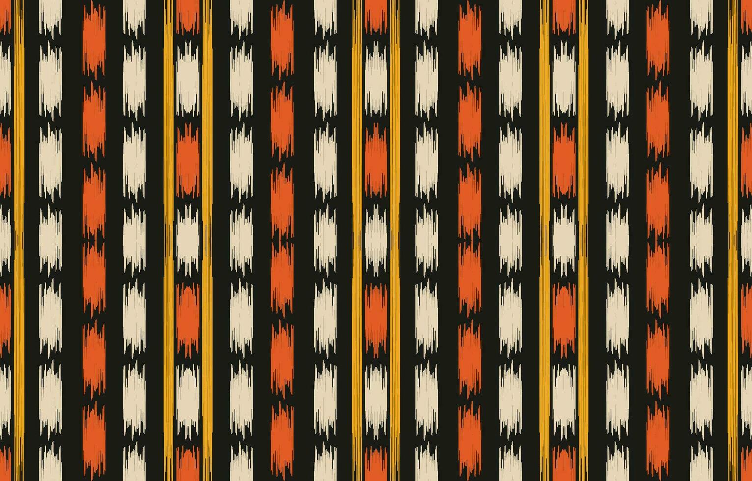 etnisch abstract ikat kunst. aztec ornament afdrukken. meetkundig etnisch patroon naadloos kleur oosters. ontwerp voor achtergrond ,gordijn, tapijt, behang, kleding, inpakken, batik, vector illustratie.