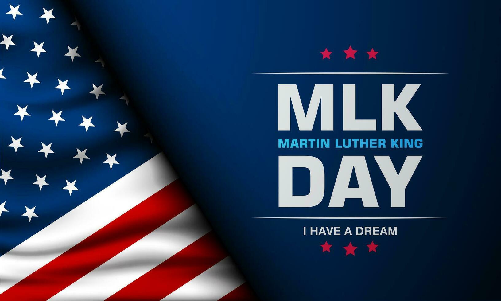 gelukkig Martin Luther koning jr. dag achtergrond vector illustratie