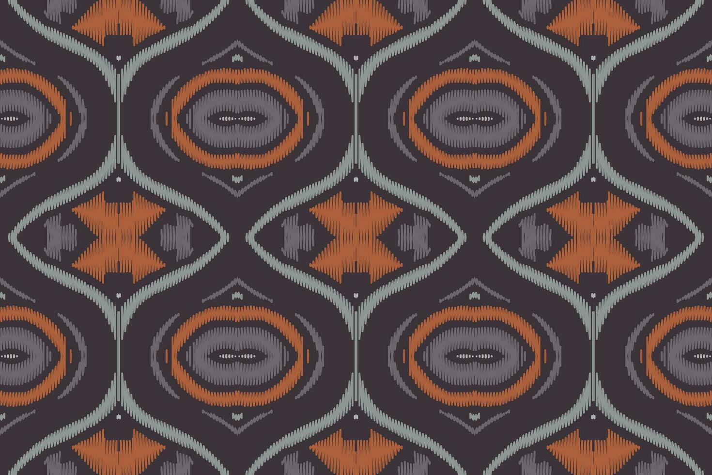 ikat damast paisley borduurwerk achtergrond. ikat kader meetkundig etnisch oosters patroon traditioneel. ikat aztec stijl abstract ontwerp voor afdrukken textuur,stof,sari,sari,tapijt. vector