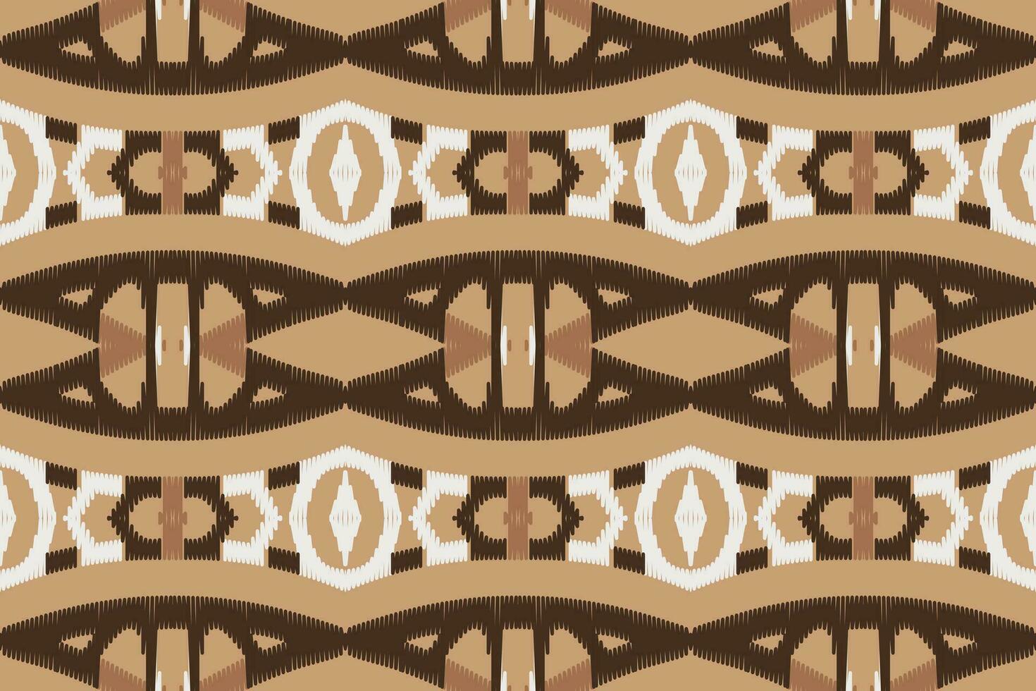 ikat naadloos patroon borduurwerk achtergrond. ikat streep meetkundig etnisch oosters patroon traditioneel. ikat aztec stijl abstract ontwerp voor afdrukken textuur,stof,sari,sari,tapijt. vector