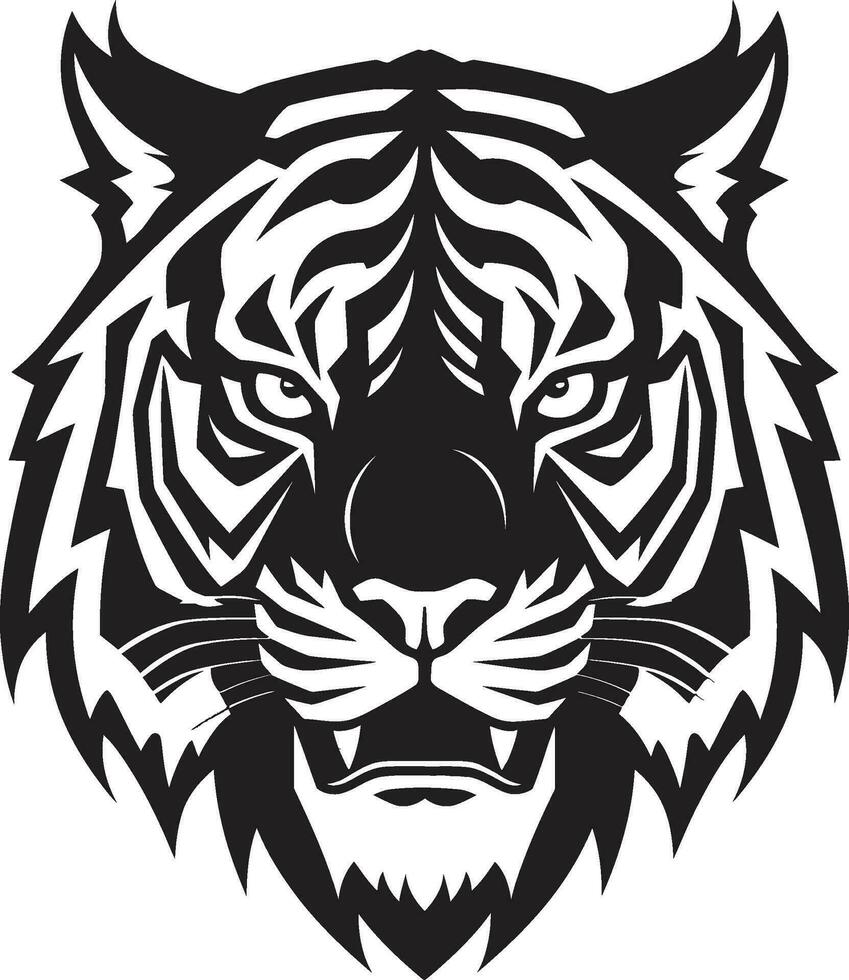 tijger welp vector kunst speels onschuld vector tijger in abstract pracht