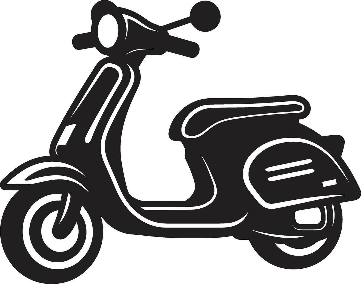 scooter forens levensstijl stad straten met scooters illustratie vector