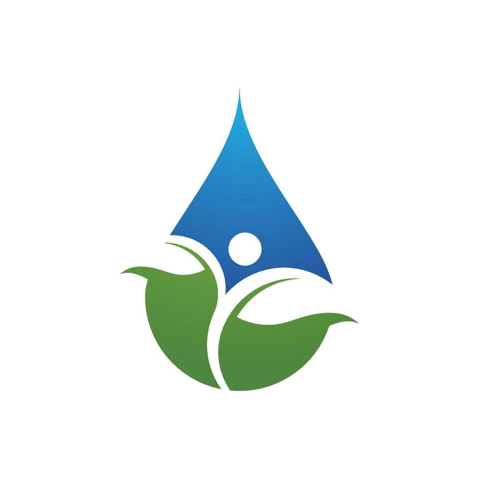 waterdruppel logo sjabloon vector