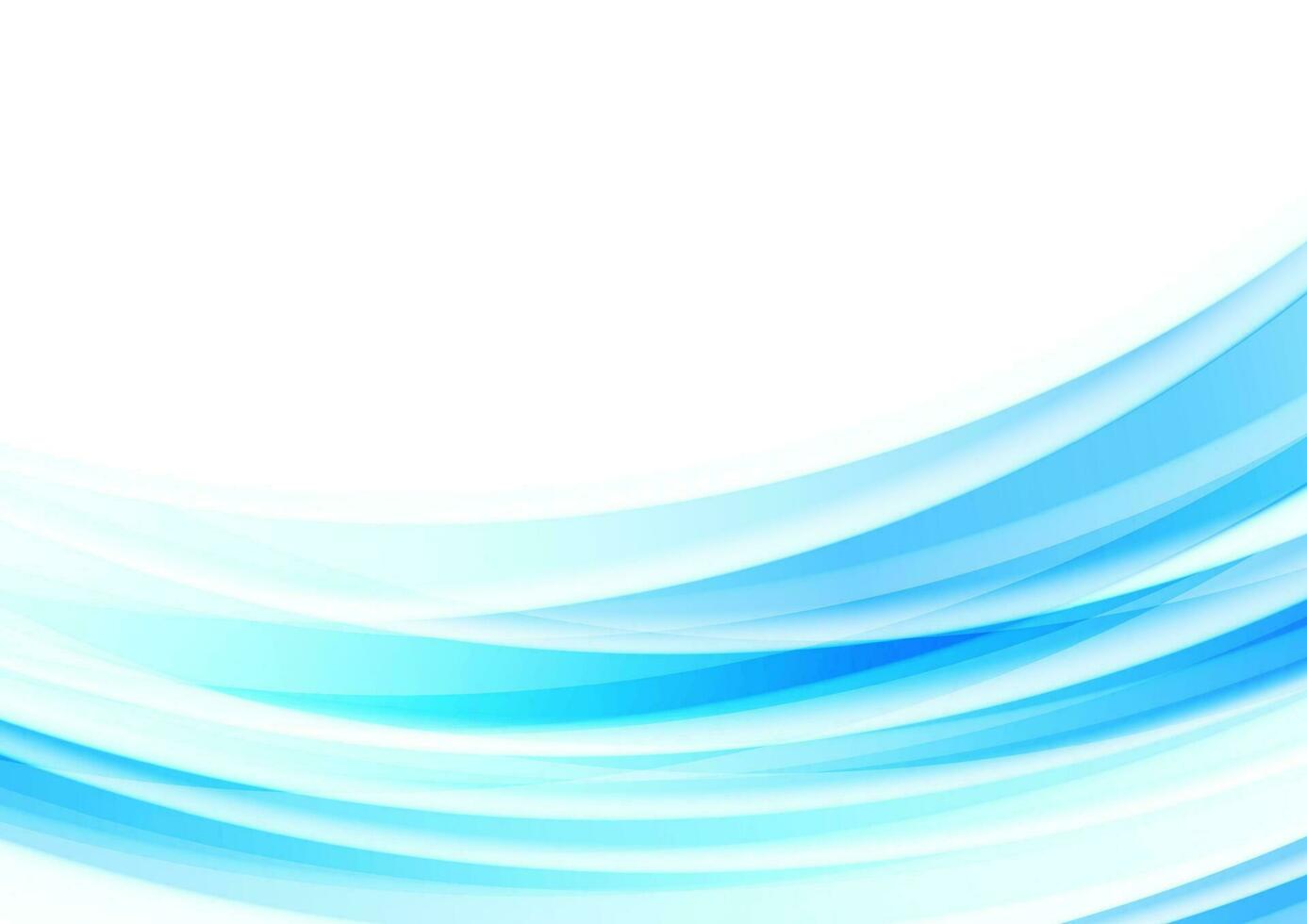 blauw wazig glad golven abstract achtergrond vector