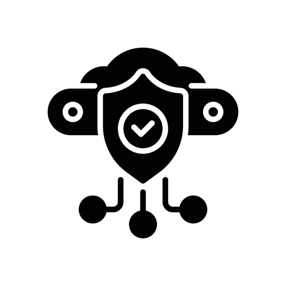 bescherming glyph icoon. vector icoon voor uw website, mobiel, presentatie, en logo ontwerp.