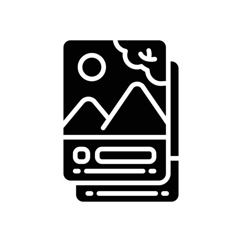 beeld glyph icoon. vector icoon voor uw website, mobiel, presentatie, en logo ontwerp.