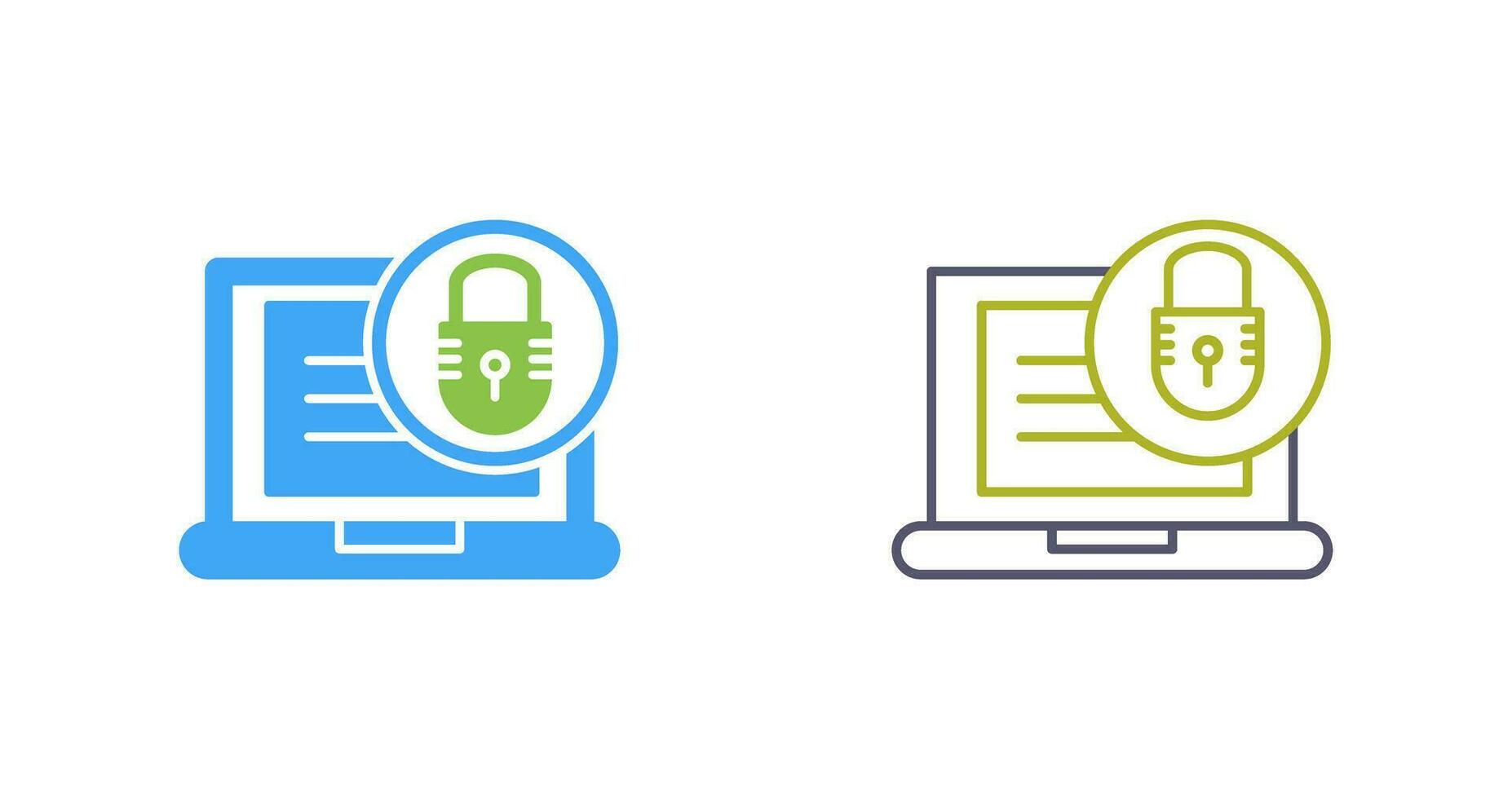 hangslot vector pictogram