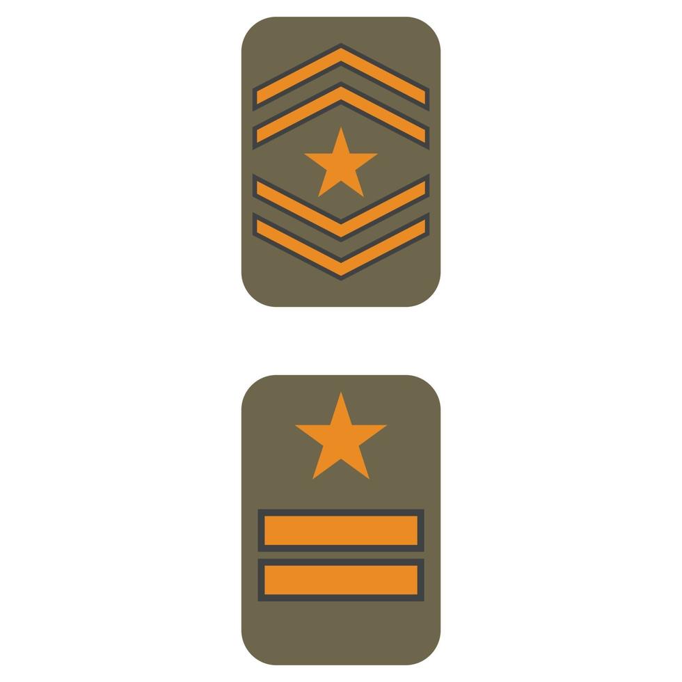 militair pictogram vector illustratie ontwerp logo sjabloon