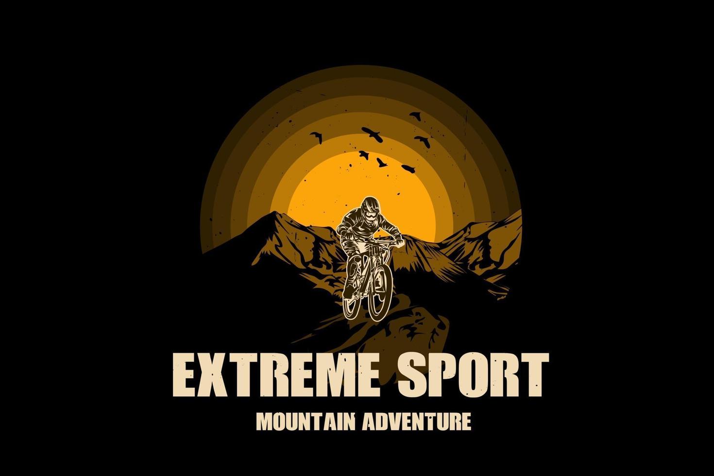 extreme sport silhouet ontwerp vector