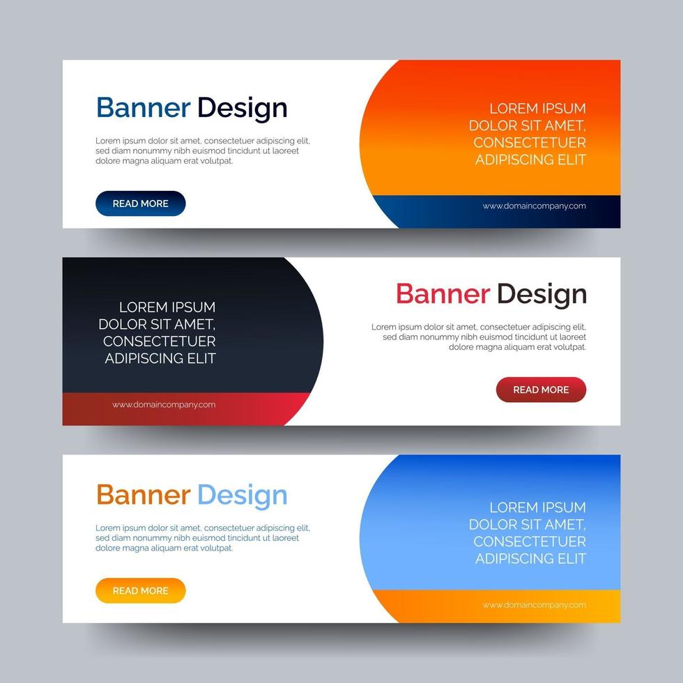 vector abstract ontwerp banner websjabloon