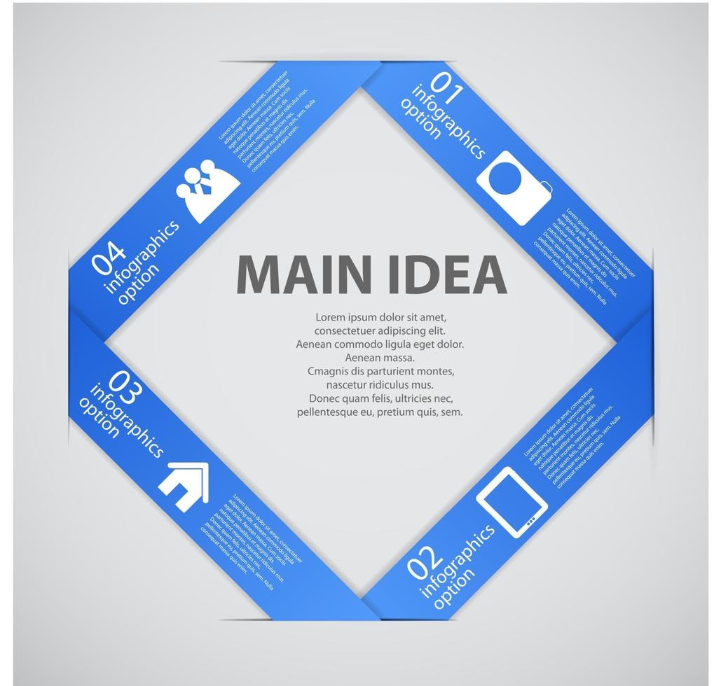 infographic zakelijke sjabloon vectorillustratie vector