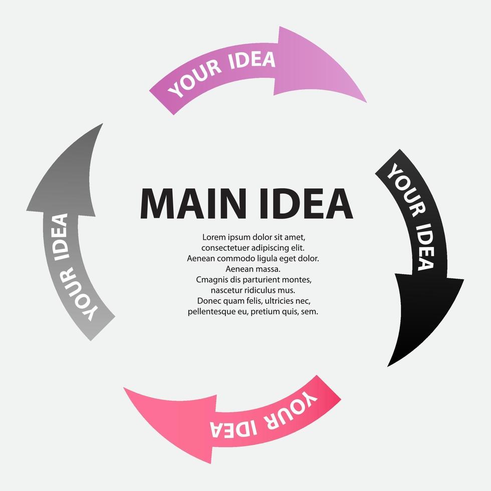 infographic zakelijke sjabloon vectorillustratie vector