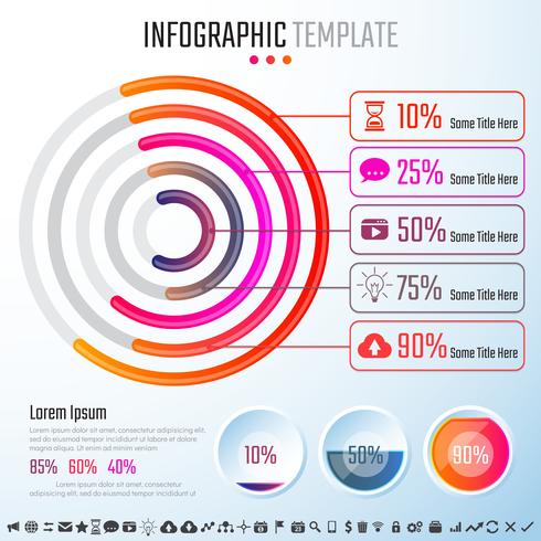 Infographics ontwerpsjabloon vector