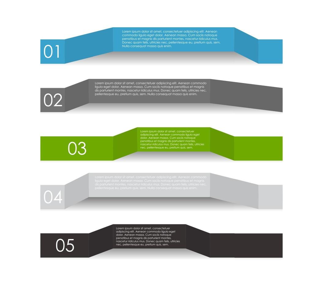 infographic sjablonen voor zakelijke vectorillustratie. vector