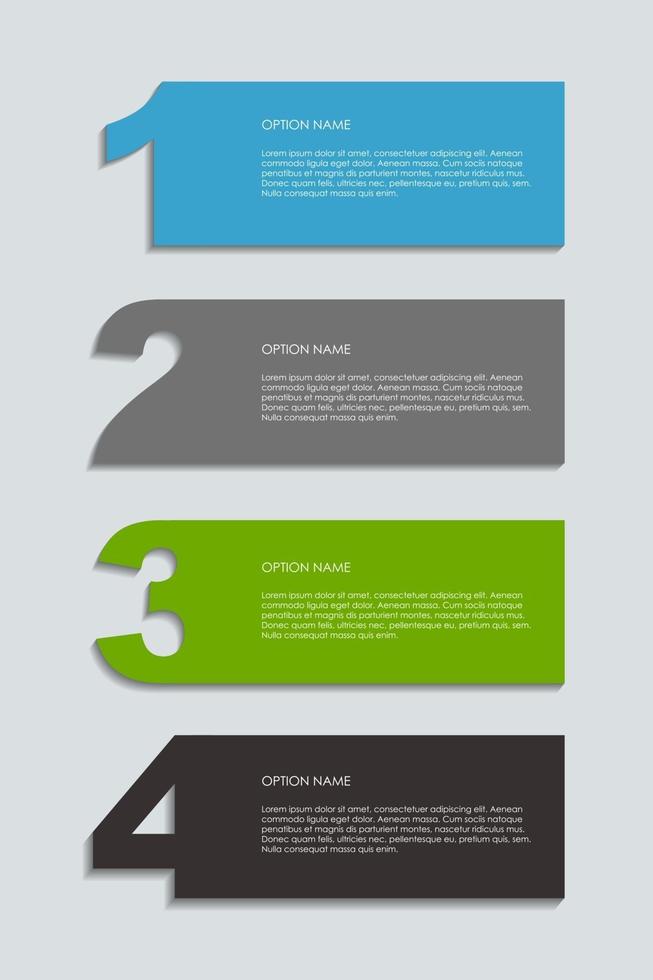 infographic sjablonen voor zakelijke vectorillustratie. vector