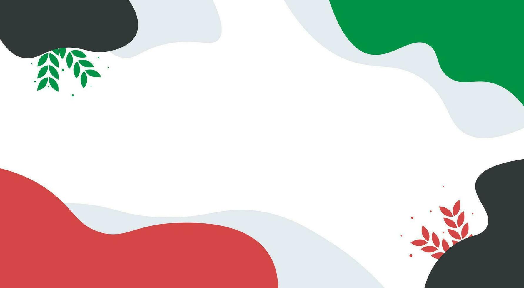 golvend abstract achtergrond met Palestina vlag kleur vector
