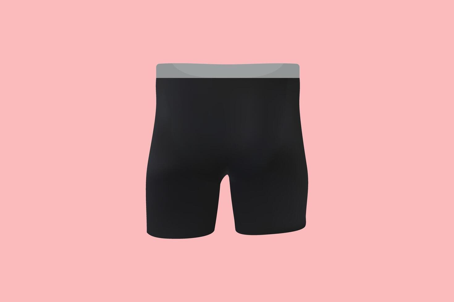 jongens comfortabel ondergoed kort vector illustratie. sport- en mode voorwerpen icoon concept.