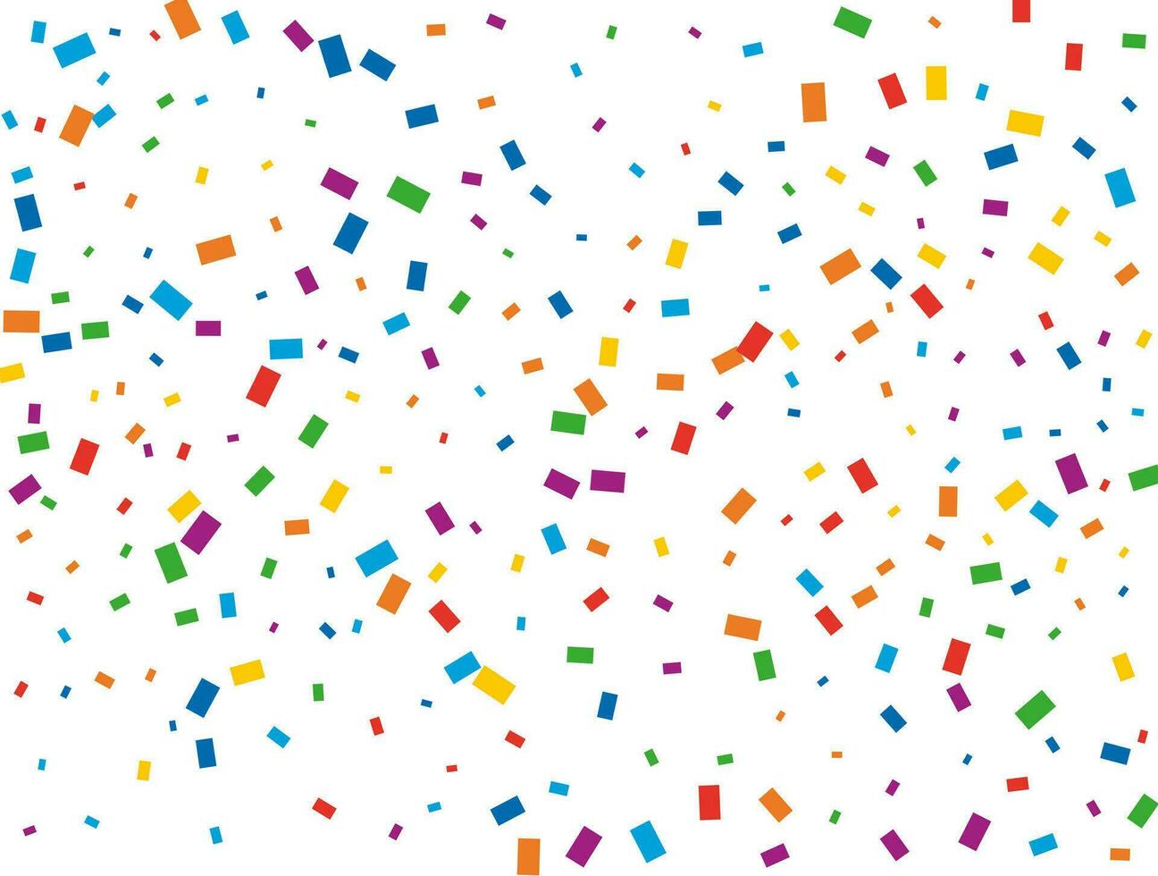 vakantie rechthoekig confetti. licht regenboog schitteren confetti achtergrond. gekleurde feestelijk textuur. vector