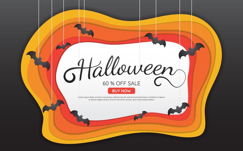 Halloween achtergrond Vector achtergrond