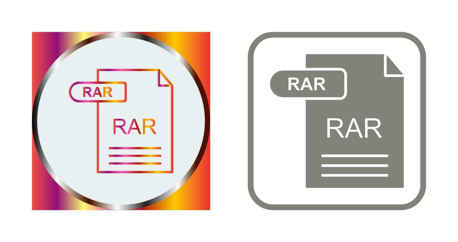 rar vector icoon