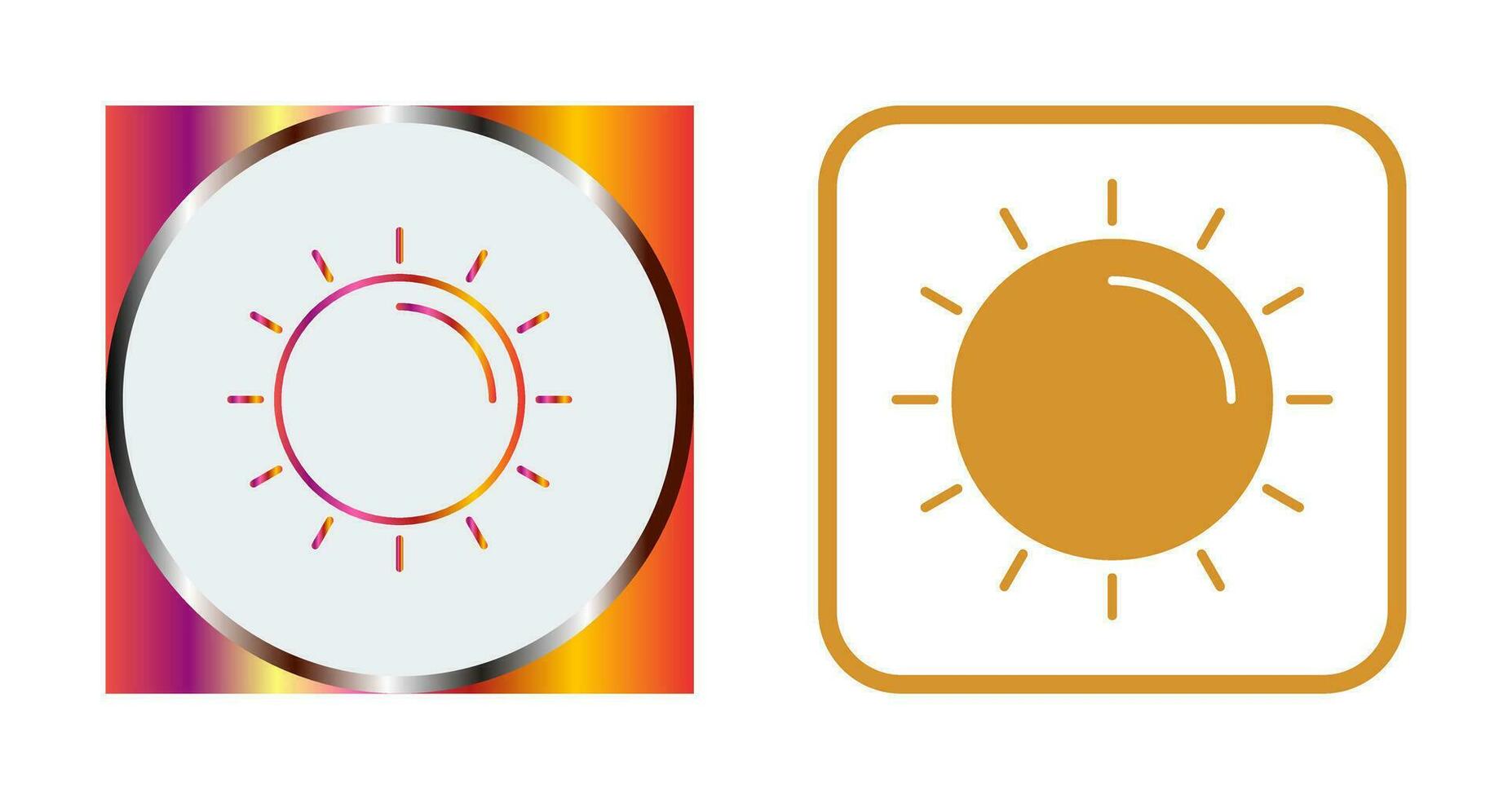 zon vector pictogram