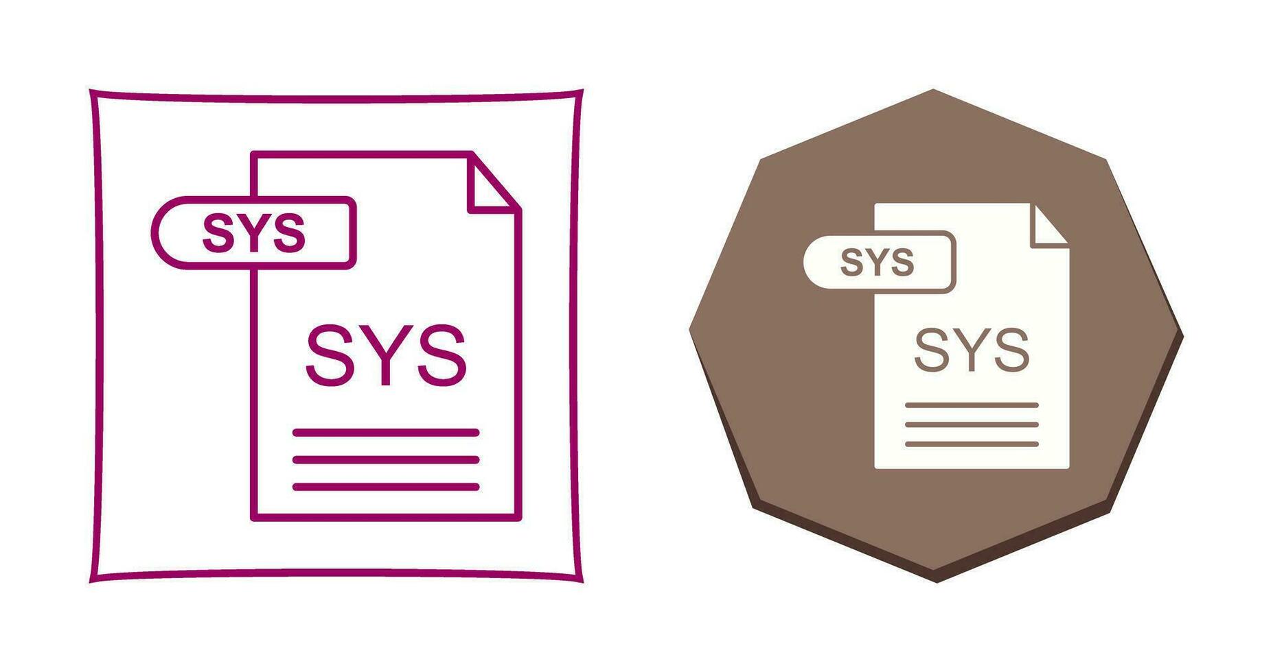 sys vector icoon