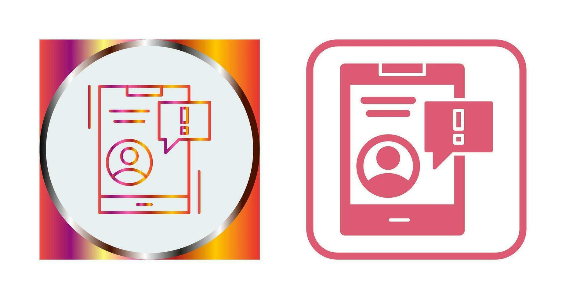 pictogram voor meldingsvector vector