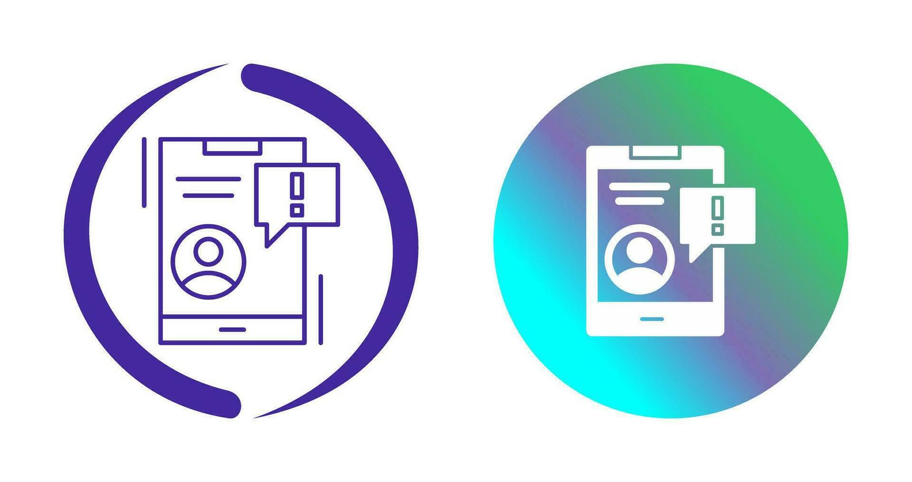 pictogram voor meldingsvector vector