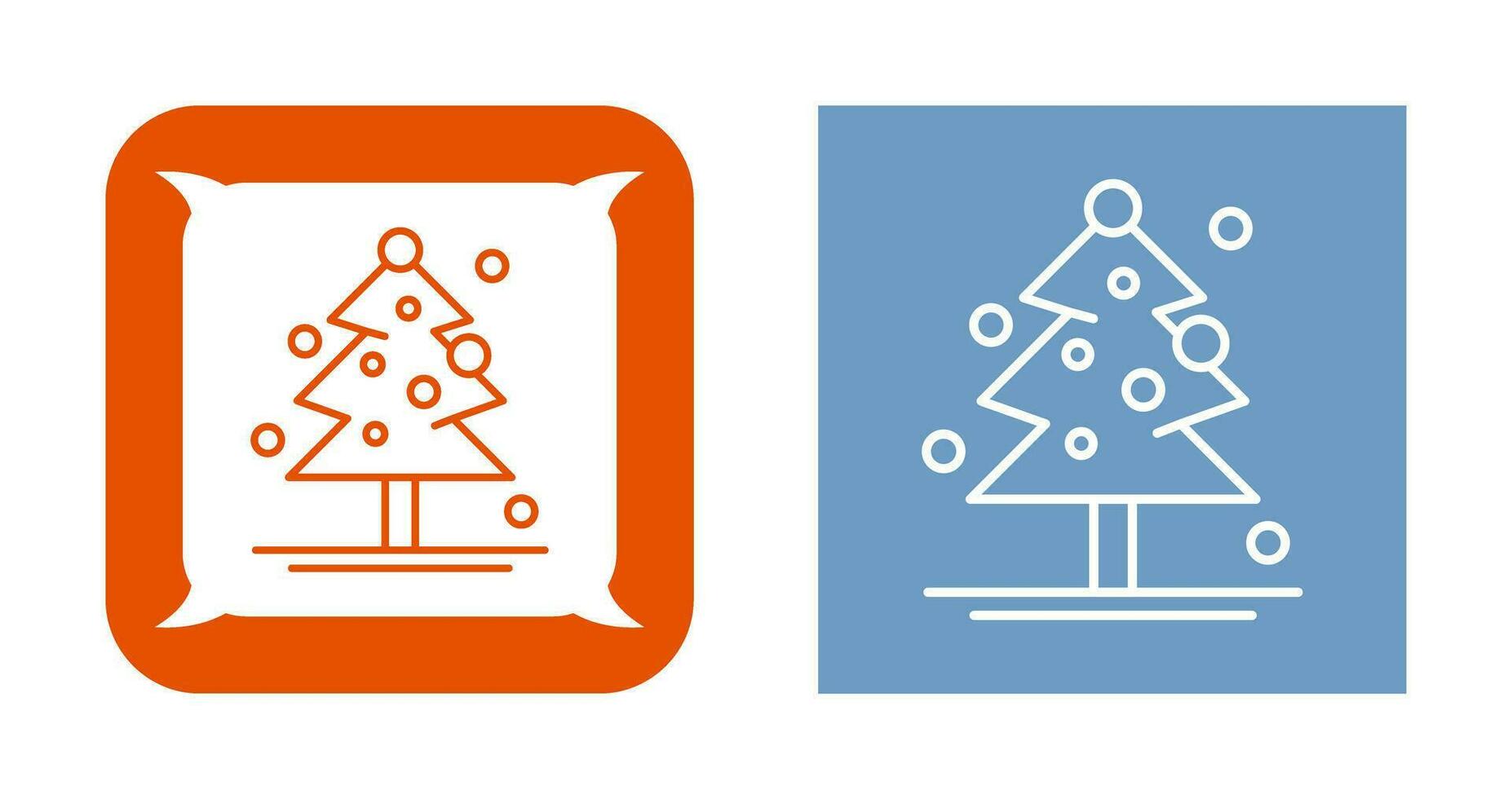 kerstboom vector pictogram