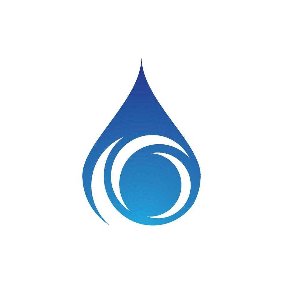 waterdruppel logo sjabloon vector