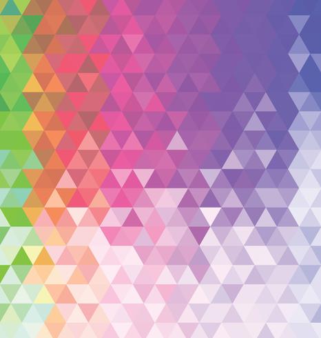 Abstracte kleurrijke achtergrond met driehoeken vector