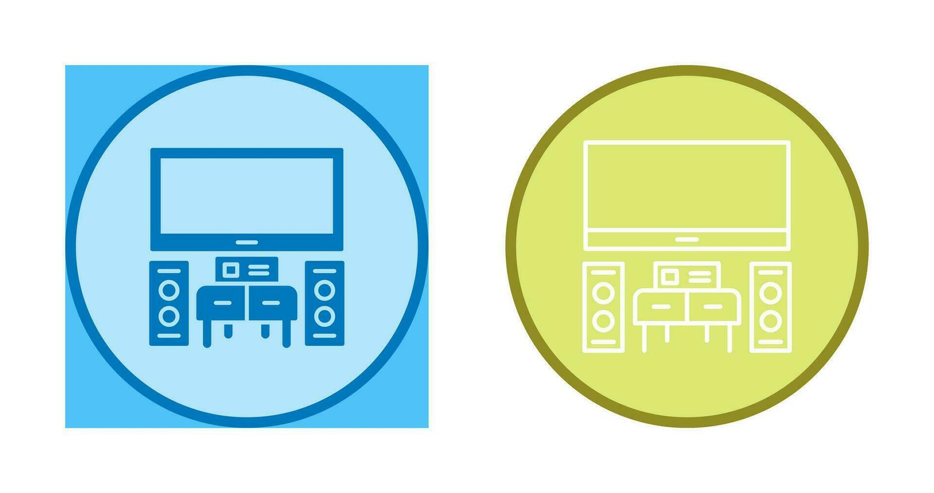 thuisbioscoop vector pictogram