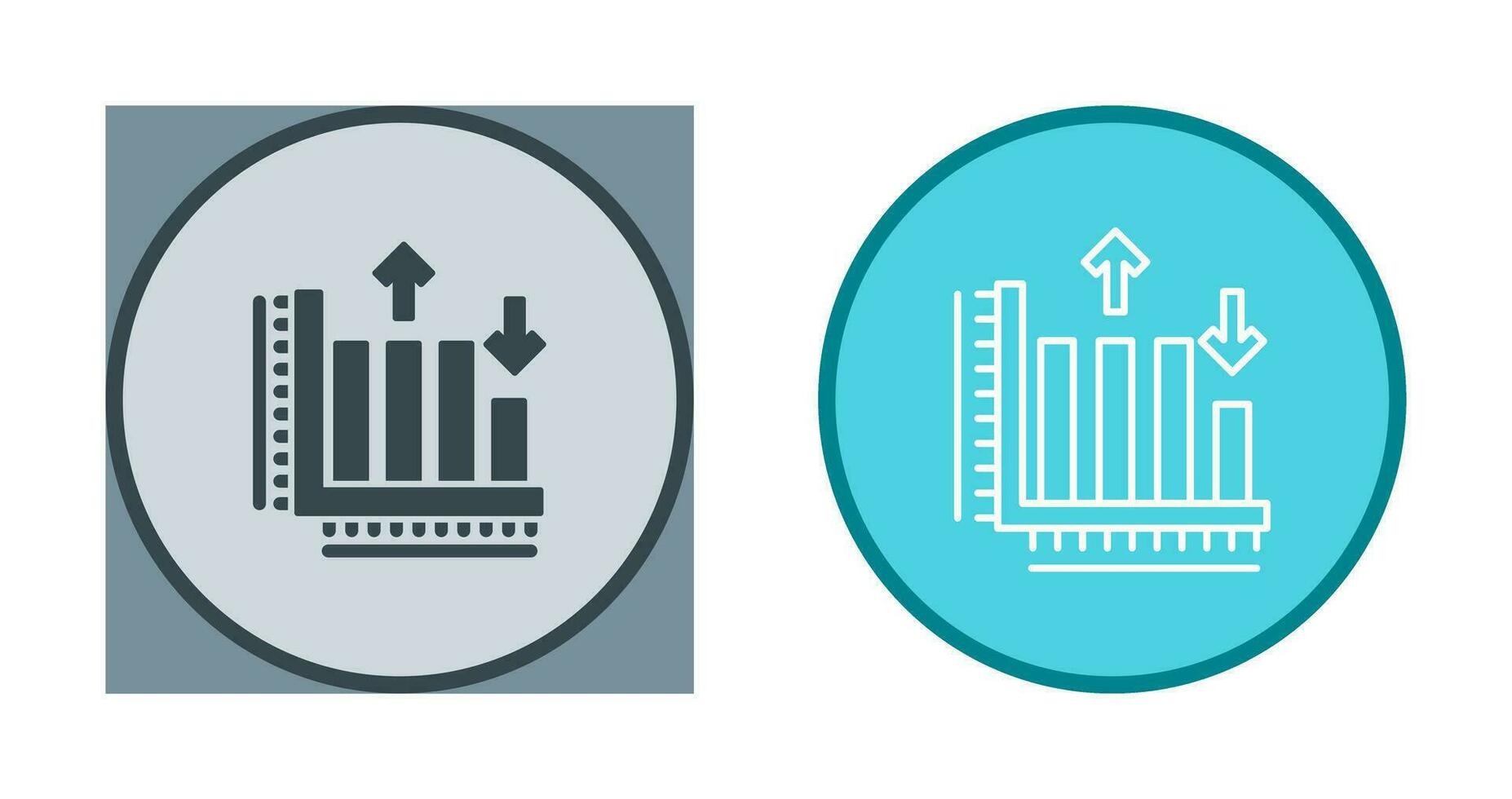 bar diagram vector icoon