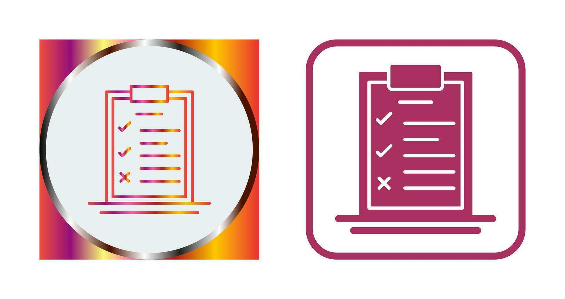 controlelijst vector pictogram