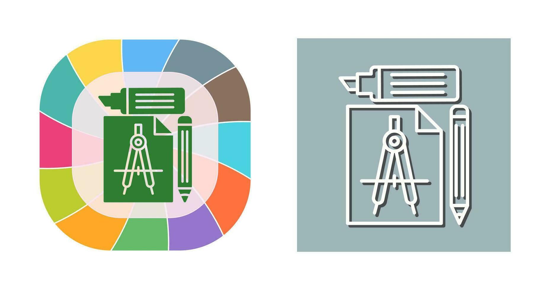 studie gereedschap vector icoon