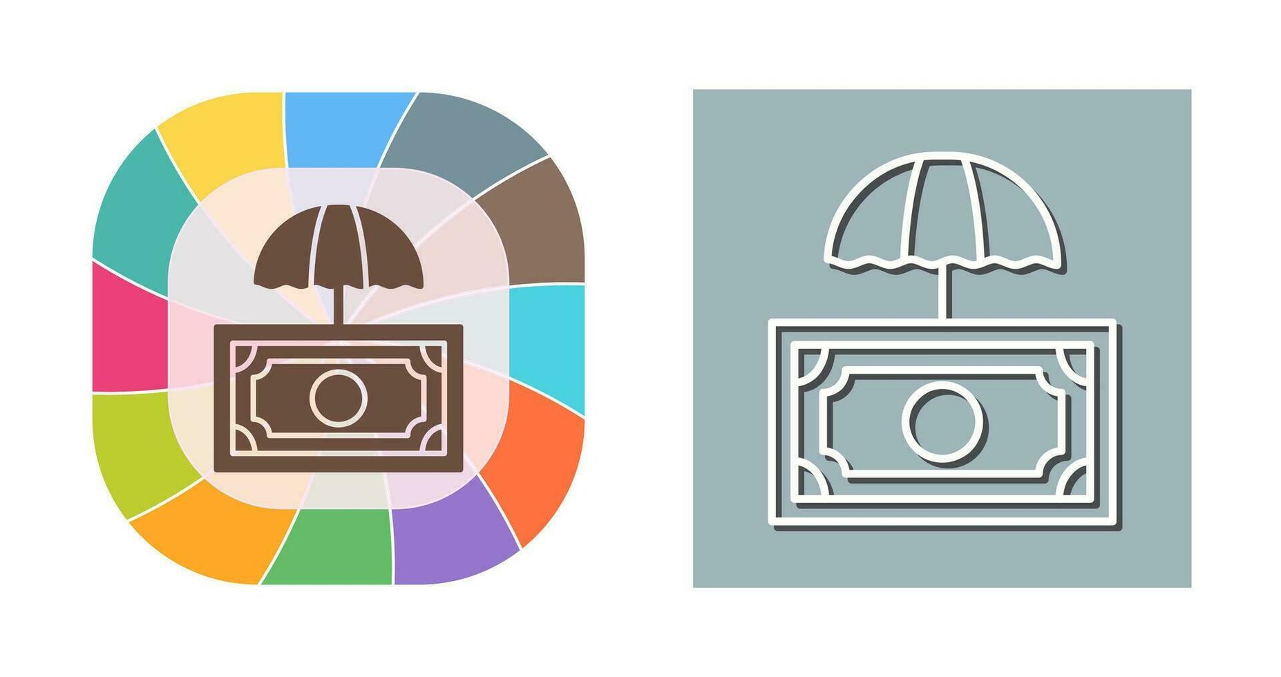 paraplu vector pictogram