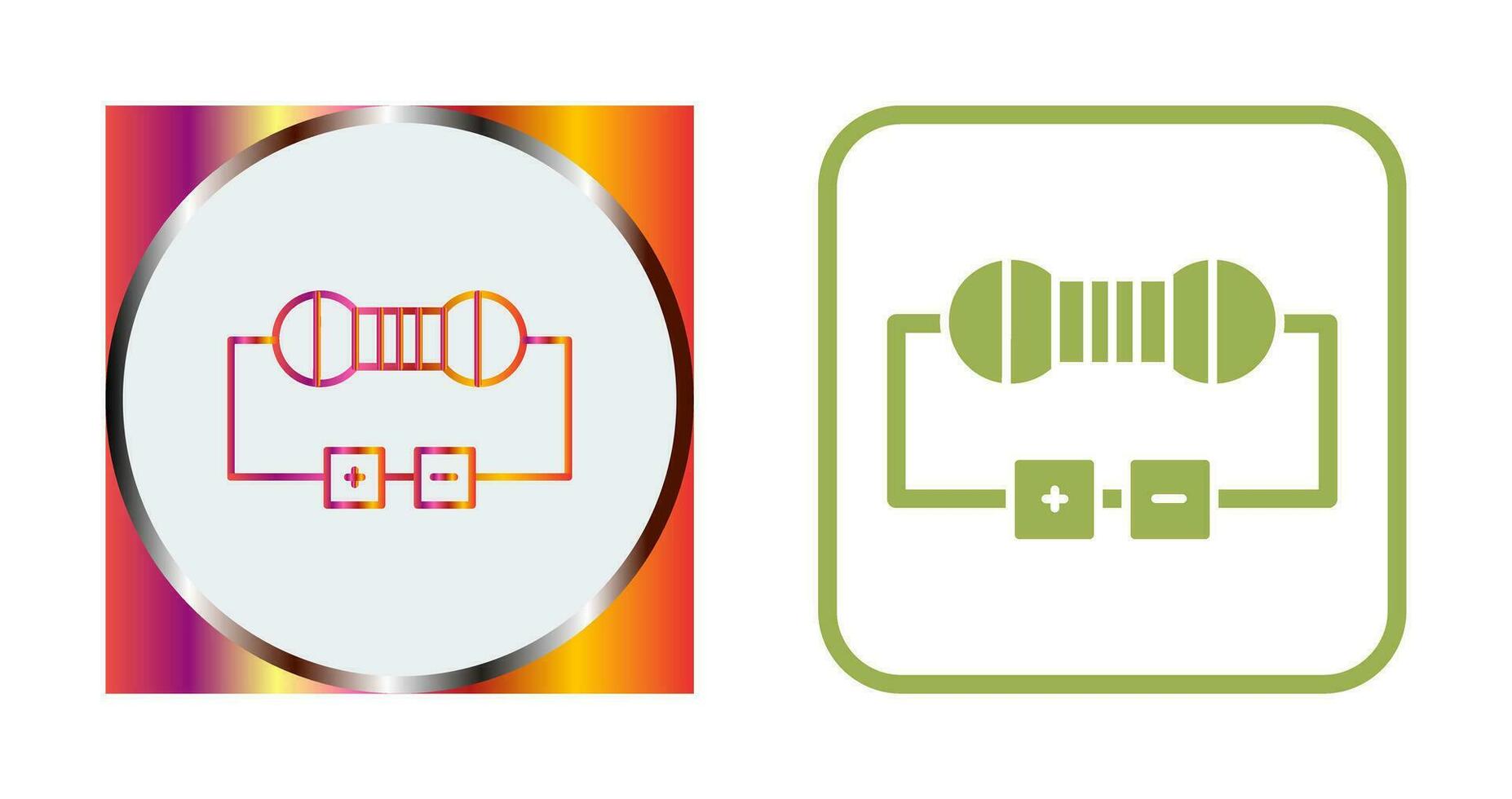 weerstand vector pictogram