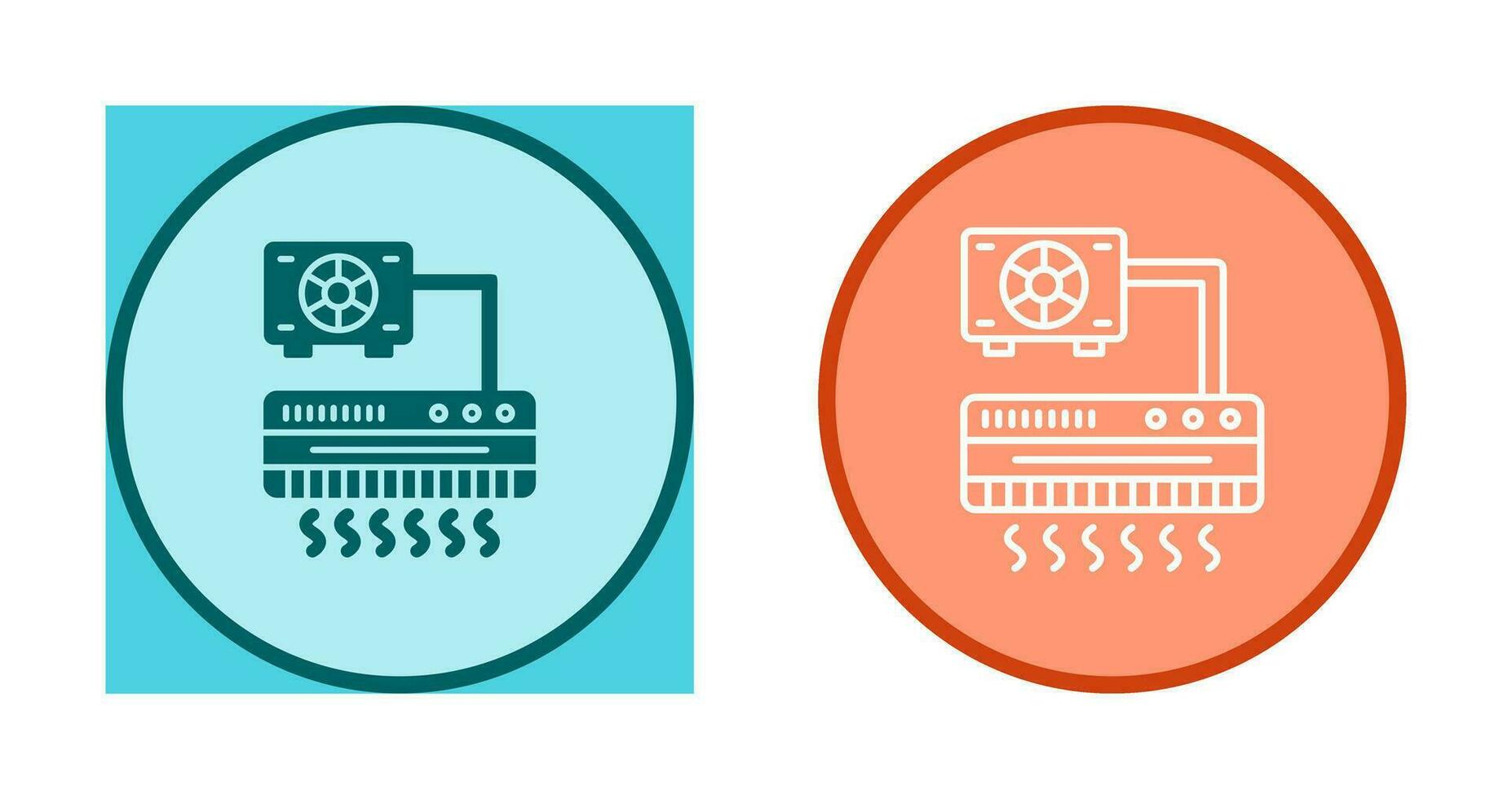 airconditioner vector pictogram