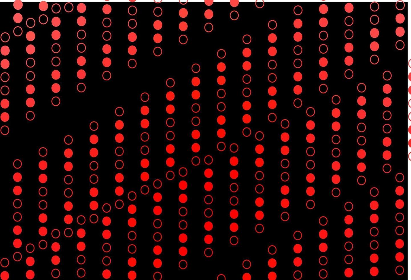 donkerrode vectorlay-out met cirkelvormen. vector